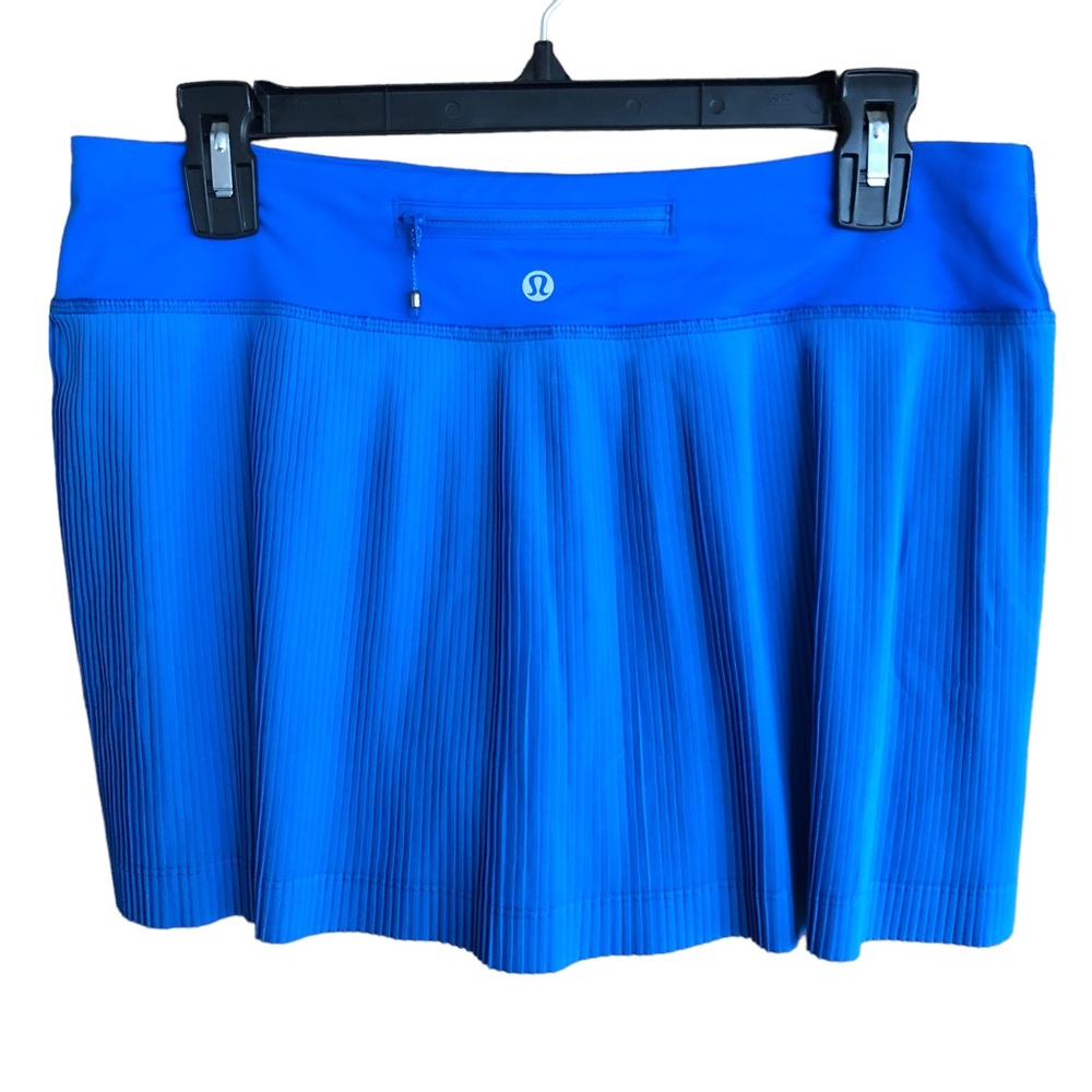 lululemon athletica Electric Blue Pleated Athletic Skirt